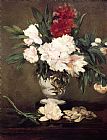 Edouard Manet Peonies In A Vase painting